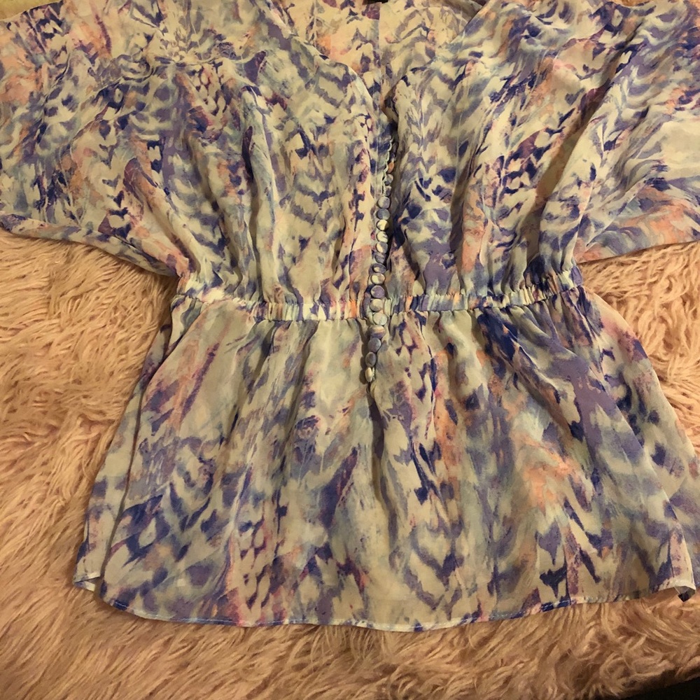 Multi colored blouse